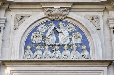 Coronation of the Virgin by Benedetto Buglioni